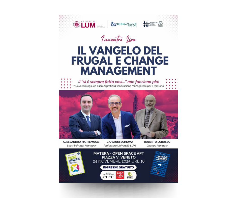 Federmanager Basilicata: innovazione e cambiamento nel management in un talk a Matera